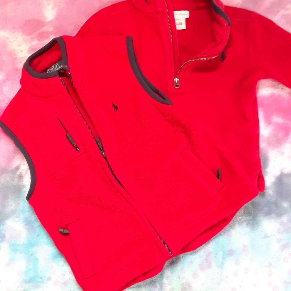 Polo sweater and vest